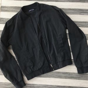 Brandy Melville Black Bomber Jacket